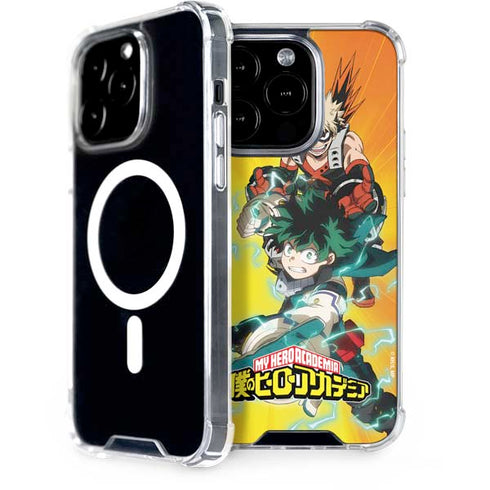 My Hero Academia Deku and Bakugo Season 5 iPhone 15 Pro MagSafe Case